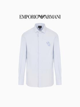 E ARMANI 衬衫男  3D1C861K2NZ-0789 浅蓝色.