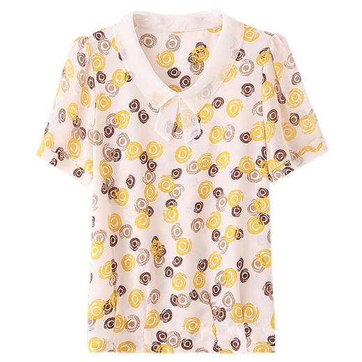 洋气减龄印花雪纺衫K-321H1355 商品图4