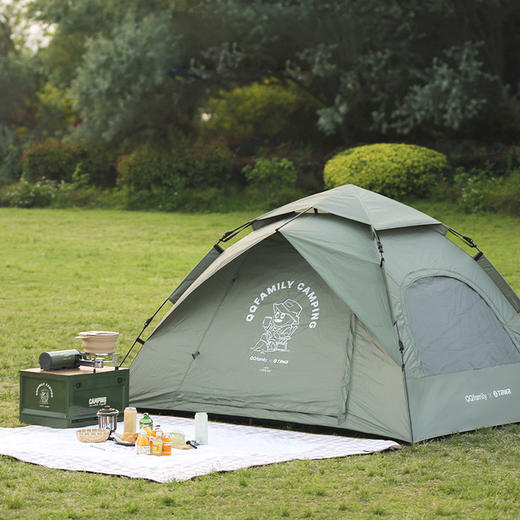 芊陌鸟户外-TAWA休闲露营帐篷（QQfamily系列）3-4人自动速开帐篷，露营首选 商品图1