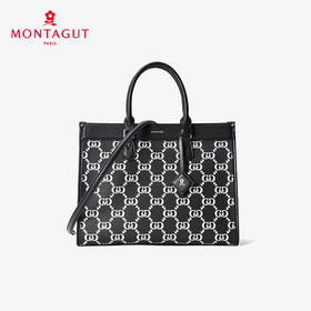 梦特娇女包新款休闲复古老花手提包大容量通勤斜挎包妈妈礼物