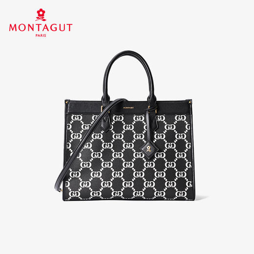 梦特娇女包新款休闲复古老花手提包大容量通勤斜挎包妈妈礼物 商品图0