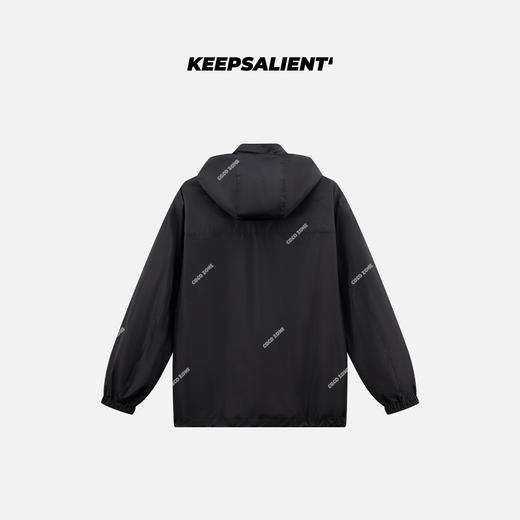 KS男女同款立领藏帽拉链拉链口袋套头夹克24KMJ0034 商品图1