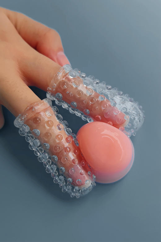 取悦 抠指套 狼牙指套大颗粒情趣成人用品女性扣手指套高潮自慰 商品图5