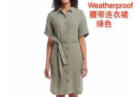 weatherproof女士腰带连衣裙，宽松版，非常适合懒人，减龄又百搭！美国代购，无中文标签，介意慎拍! M