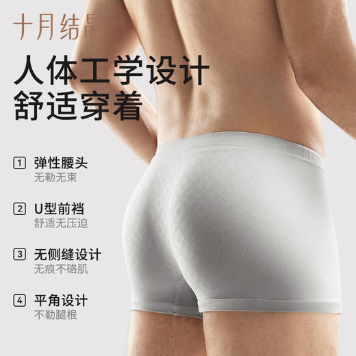 【满200减100】男士无缝抑菌一次性内裤出差旅游行陪产短裤日抛大码免洗 商品图3