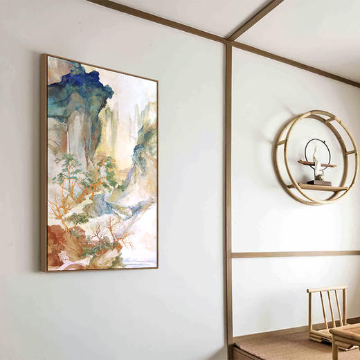 多喜爱高清数码布艺装饰 国风新时尚挂画-锦绣山峦cs 商品图2