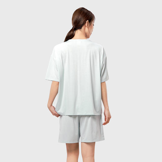 都市丽人生活家居女士棉质短袖短裤睡衣套装LH42R7 商品图2