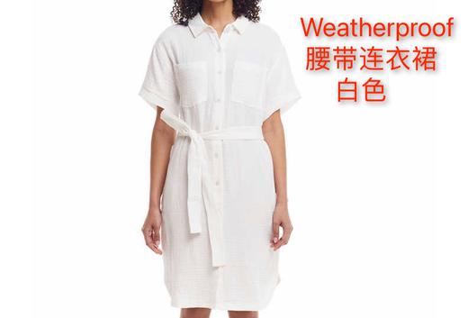 weatherproof女士腰带连衣裙，宽松版，非常适合懒人，减龄又百搭！美国代购，无中文标签，介意慎拍! M 商品图4