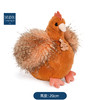 DOUDOU 橙色白色母鸡-20cm玩偶 商品缩略图1