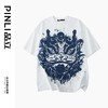 PINLI品立夏季新款国潮醒狮短袖T恤男士印花潮牌休闲宽松上衣B242111113 商品缩略图3