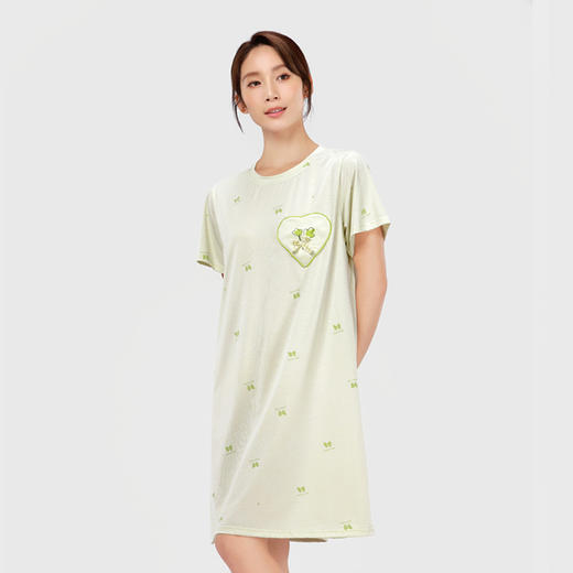 都市丽人生活家居女士棉质短袖裙睡衣LH46J8 商品图1