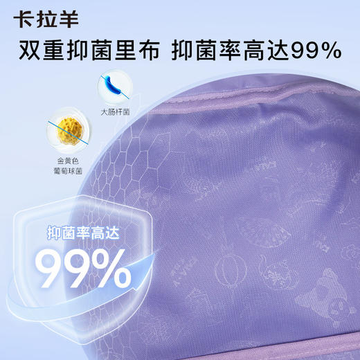 【6维防下坠】卡拉羊20L小学生3-6年级6维防下坠减负云朵书包 凌云CX2686 商品图6