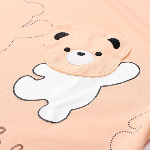 都市丽人生活家居女童棉质短袖短裤眯雅佳睡衣套装JH49C2 商品图3