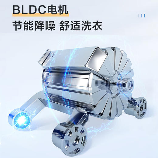 海尔（Haier）【1.1高洗净比】10KG滚筒洗衣机全自动变频超薄机身家用大容量智能投放+巴氏除菌洗G100518BD12S 商品图5