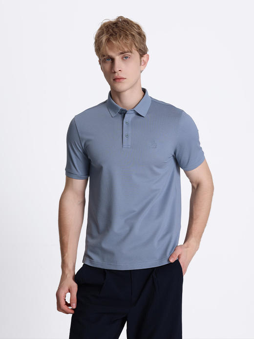 callisto浅蓝棉混纺T恤 STTSS108C 商品图0