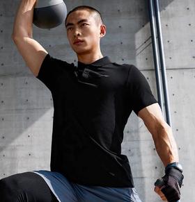 李宁健身系列男子短袖POLO衫APLU117-1