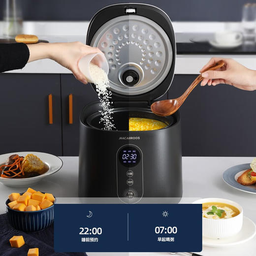 【小家电】迈卡罗MC-FB336智能电饭煲电饭锅家用3L大容量预约触摸操控一键多功能蒸米饭煲HF 商品图4