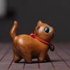 好奇萌猫咪°绿檀/黑檀小摆件 商品缩略图3
