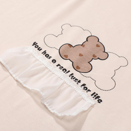 都市丽人生活家居女士棉质短袖裙睡衣LH46J9 商品图5