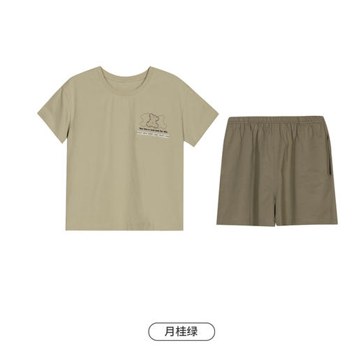 都市丽人生活家居女童棉质短袖短裤眯雅佳睡衣套装JH49C1 商品图8
