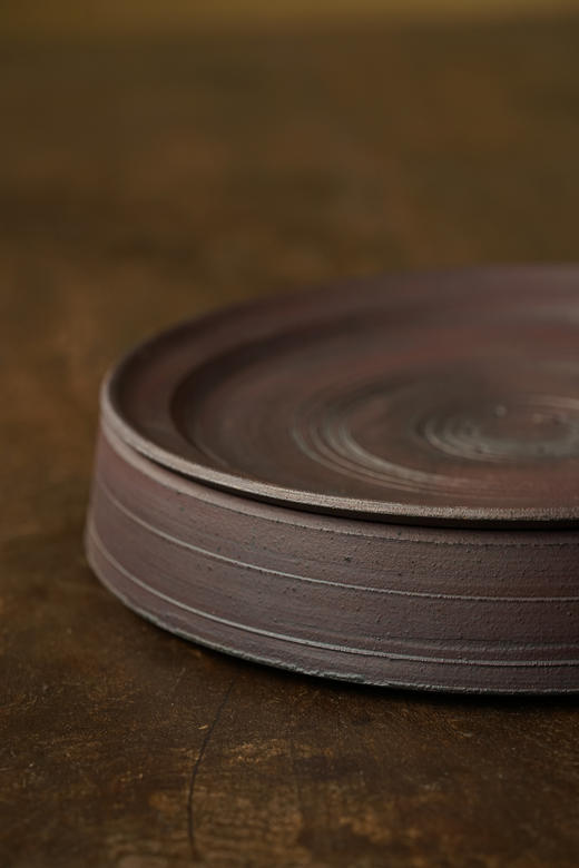 二阶堂明弘65茶盘｜锖器 商品图2