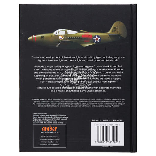 【中商原版】第二次世界大战中的美国战斗机 American Fighter Aircraft of World War II 英文原版 Edward Ward 商品图1