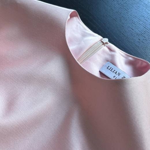 高定轻礼服—“皇室Lady‘’—丝毛宫廷风A摆气质绝美连衣裙   2101099 商品图4