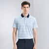 【不变形领】【5A抗菌2A防螨】柒牌男士polo衫短袖夏季新款中老年满印翻领上衣	126T73400 商品缩略图1