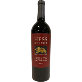 美国赫斯精选纳柏谷加利福尼亚加本力苏维翁红葡萄酒2018 The Hess Collection 'Hess Select' Cabernet Sauvignon, North Coast, USA