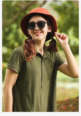 Fjallraven/北极狐 女士户外短袖夏季新款POLO衬衫裙 05241258