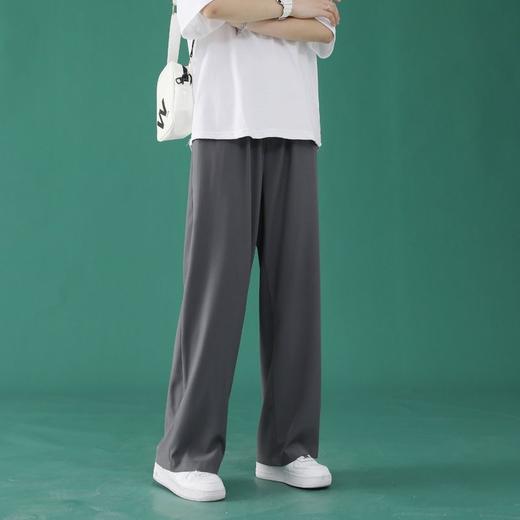 【超薄冰丝❗️潮流百搭休闲长裤】男女同款，宽松有型，夏季垂感，时尚韩版痞帅直筒裤子父亲节礼物新年礼盒年货礼盒 商品图8