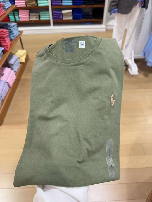 必备单品！RL 拉夫劳伦polo 男士圆领基础款短袖T恤 国内¥990/件，找我¥340/件 商品图12