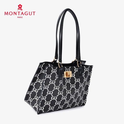 梦特娇女包新款包包老花托特包大容量单肩包通勤时尚手提包女 商品图3