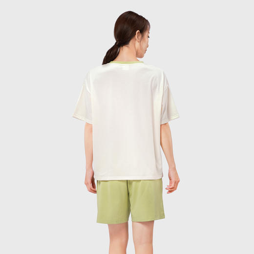 都市丽人生活家居女士棉质短袖短裤睡衣套装LH42R8 商品图2