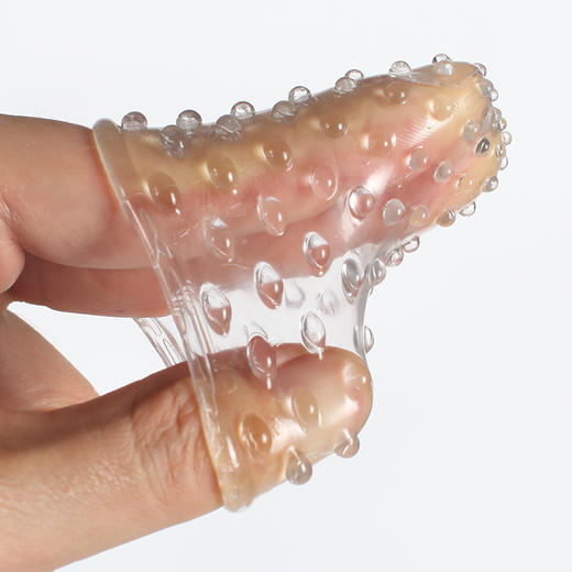 取悦 抠指套 狼牙指套大颗粒情趣成人用品女性扣手指套高潮自慰 商品图7