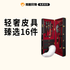 高档SM皮具箱16件套 优质牛皮材质 轻奢箱装