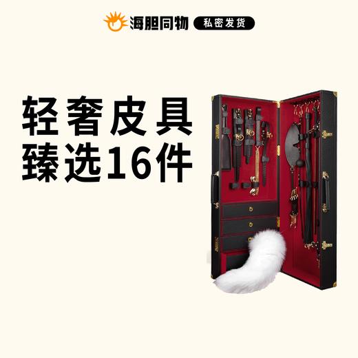 高档SM皮具箱16件套 优质牛皮材质 轻奢箱装 商品图0
