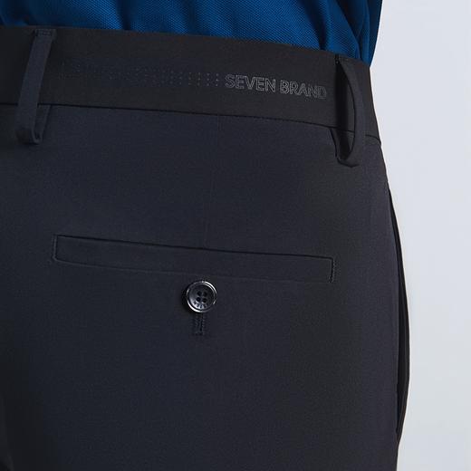 【宾霸】柒牌男士休闲裤2024春夏新款商务中腰通勤修身直筒长裤子	126H71700 商品图2