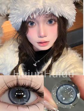 【大直径】Ealla girl- 猫眼圈圈蓝-14.5mm【年抛 度数0-800度 无525/575】