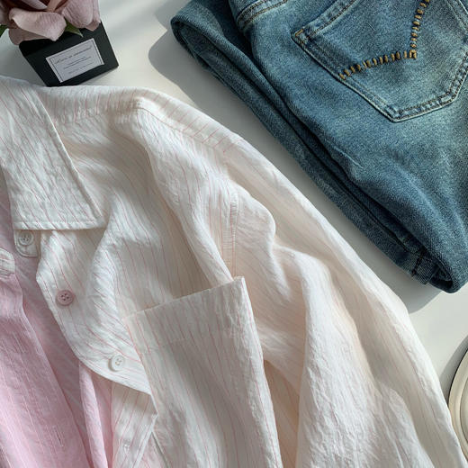 人间水蜜桃独供拼接渐变天丝开衫防晒衫 商品图14