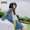 女童复古老花牛仔外套新款安奈儿童装实体店同款AG415568 商品缩略图0
