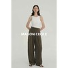 MAISON CECILE六色/本期推荐干丝桑蚕丝夏日松紧腰神裤 商品缩略图3
