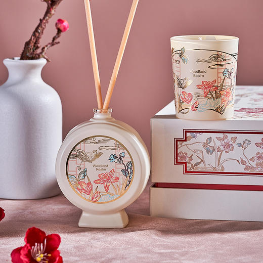 大英博物馆 东方梦境系列 香薰蜡烛 香氛礼盒 木息境壤 飞流溯石 商品图2