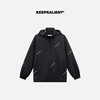 KS男女同款立领藏帽拉链拉链口袋套头夹克24KMJ0034 商品缩略图0