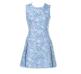 =【伯妮斯茵】161S061--蓝色连衣裙--长满向日葵的小屋--《生命之美-梵高的花园》