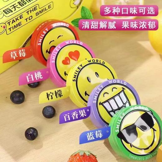 笑脸 无糖薄荷糖（蓝莓薄荷）（18小盒） 4897077454876 商品图0