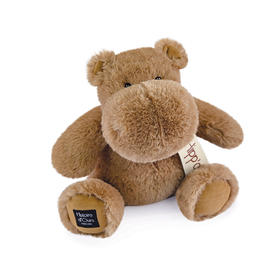 DOUDOU 奶咖杏仁色河马-25cm玩偶