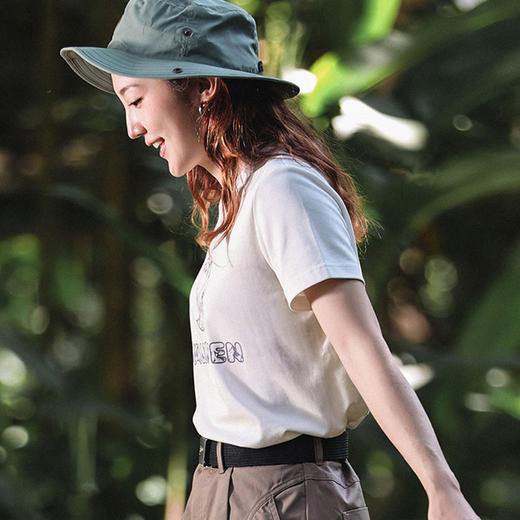 Fjallraven/北极狐春夏女士短款T恤户外微弹T恤01241238 商品图2