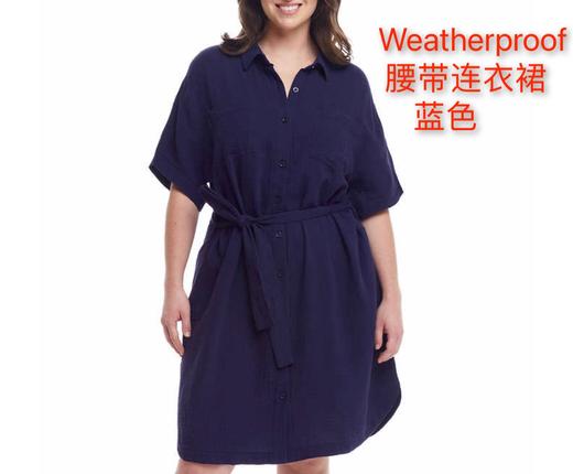 weatherproof女士腰带连衣裙，宽松版，非常适合懒人，减龄又百搭！美国代购，无中文标签，介意慎拍! M 商品图2