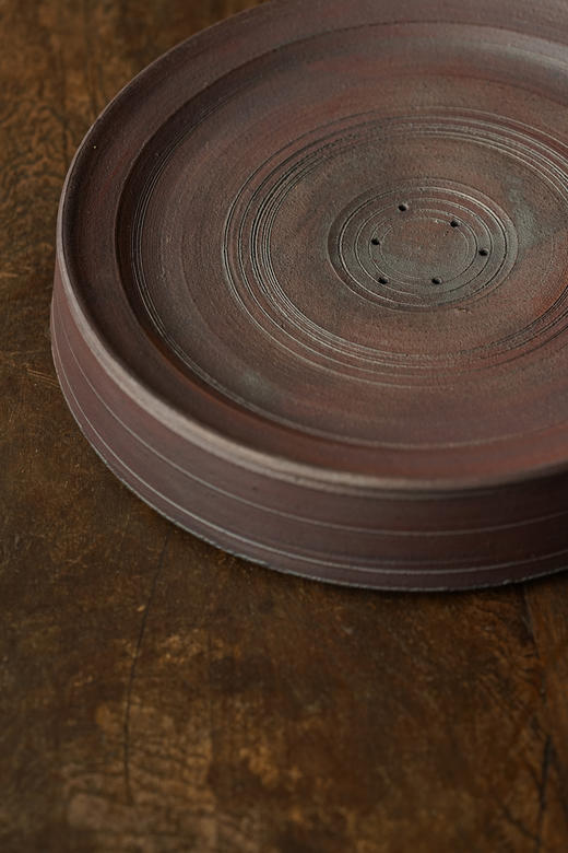 二阶堂明弘65茶盘｜锖器 商品图1